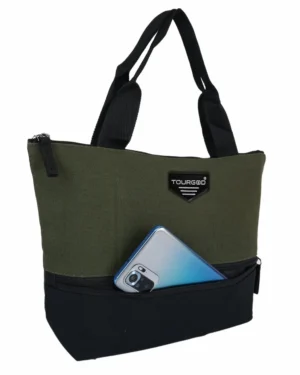 TOURGOD® Insulated Lunch Tote with Bottle & Spoon Holder