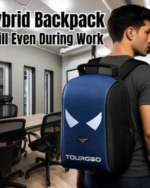 Hybrido Drakos Anti Theft Tech Backpack with Cooler (Blue)