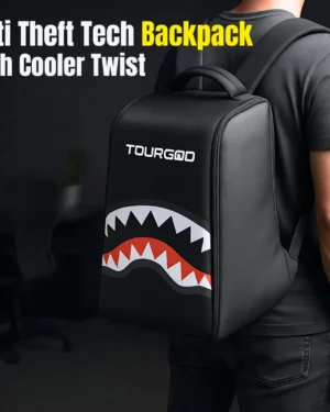 Hybrido Sharkx Anti Theft Tech Backpack with Cooler